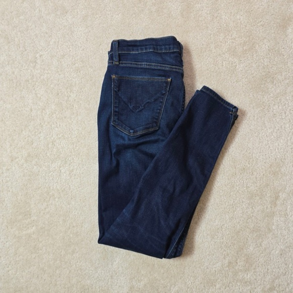 Hudson Jeans "Krista" Super Skinny Ankle Jeans – Dark‎ Wash – Size 27